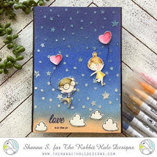 Charger l'image dans la galerie, The Rabbit Hole Designs - Stamp Set - Love You More - 4x6. Deeply etched, clear photopolymer stamps for precise placement. Made in the USA. Available at Embellish Away located in Bowmanville Ontario Canada. card design by Shanna S.
