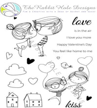 Charger l'image dans la galerie, The Rabbit Hole Designs - Stamp Set - Love You More - 4x6. Deeply etched, clear photopolymer stamps for precise placement. Made in the USA. Available at Embellish Away located in Bowmanville Ontario Canada.
