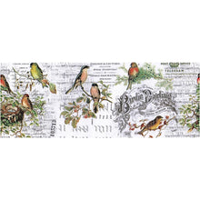 Load image into Gallery viewer, Tim Holtz - Advantus - Idea-Ology - Collage Paper 6"X6yds - Aviary. A roll of semi-transparent paper that can be used to collage. This package contains one 6 yard roll of 6 inch collage paper. Imported. Available at Embellish Away located in Bowmanville Ontario Canada.
