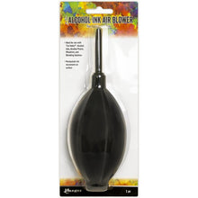 Charger l'image dans la galerie, Tim Holtz - Alcohol Ink Blower. A convenient hand held tool for manipulating alcohol ink movement with air. The rubber squeeze bulb allows you to control the flow of air by adjusting the amount of pressure you use. This 3.75x9.25x2.5 inch package contains one alcohol ink blower. Imported. Available at Embellish Away located in Bowmanville Ontario Canada.
