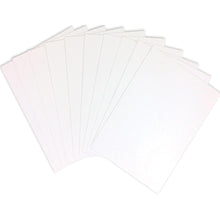 Load image into Gallery viewer, Ranger - Tim Holtz - Alcohol Ink White Yupo Paper - 144lb - 10/Pkg - 5"X7". YUPO is a versatile surface specially suited for watercolor &amp; mixed media techniques using Tim Holtz Alcohol Inks, Mixatives, &amp; Blending Solution. YUPO white heavy stock is a smooth, synthetic, ultra-heavyweight 144lb surface that resists buckling &amp; dries quickly. Non-porous, water resistant surface. This package contains 10 5x7 sheets of white heavystock. Made in USA. Available at Embellish Away located in Bowmanville ON Canada.
