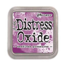 Load image into Gallery viewer, Tim Holtz - Distress Oxide Pad - Large. Create an aged look on papers, fibers, photos and more! This package contains one 2-1/4x2-1/4 inch ink pad. Comes in a variety of distressed colors. Each sold separately. Available at Embellish Away located in Bowmanville Ontario Canada. Seedless Preserves.
