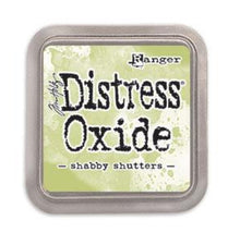 Load image into Gallery viewer, Tim Holtz - Distress Oxide Pad - Large. Create an aged look on papers, fibers, photos and more! This package contains one 2-1/4x2-1/4 inch ink pad. Comes in a variety of distressed colors. Each sold separately. Available at Embellish Away located in Bowmanville Ontario Canada. Shabby Shutters.
