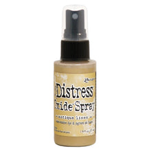 將圖片載入圖庫檢視器 Tim Holtz - Distress Oxide Spray. Creates oxidized effects when sprayed with water. Use for quick and easy ink coverage on porous surfaces. Spray through stencils, layer colors, spritz with water and watch the color mix and blend.  Available at Embellish Away located in Bowmanville Ontario Canada. Antique Linen
