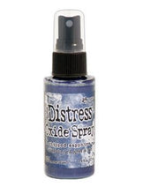 將圖片載入圖庫檢視器 Tim Holtz - Distress Oxide Spray. Creates oxidized effects when sprayed with water. Use for quick and easy ink coverage on porous surfaces. Spray through stencils, layer colors, spritz with water and watch the color mix and blend.  Available at Embellish Away located in Bowmanville Ontario Canada. Chipped Sapphire
