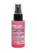 將圖片載入圖庫檢視器 Tim Holtz - Distress Oxide Spray. Creates oxidized effects when sprayed with water. Use for quick and easy ink coverage on porous surfaces. Spray through stencils, layer colors, spritz with water and watch the color mix and blend.  Available at Embellish Away located in Bowmanville Ontario Canada. Picked Raspberry
