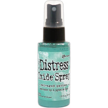 將圖片載入圖庫檢視器 Tim Holtz - Distress Oxide Spray. Creates oxidized effects when sprayed with water. Use for quick and easy ink coverage on porous surfaces. Spray through stencils, layer colors, spritz with water and watch the color mix and blend.  Available at Embellish Away located in Bowmanville Ontario Canada. Salvaged Patina
