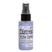 將圖片載入圖庫檢視器 Tim Holtz - Distress Oxide Spray. Creates oxidized effects when sprayed with water. Use for quick and easy ink coverage on porous surfaces. Spray through stencils, layer colors, spritz with water and watch the color mix and blend.  Available at Embellish Away located in Bowmanville Ontario Canada. Shaded Lilac
