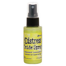 將圖片載入圖庫檢視器 Tim Holtz - Distress Oxide Spray. Creates oxidized effects when sprayed with water. Use for quick and easy ink coverage on porous surfaces. Spray through stencils, layer colors, spritz with water and watch the color mix and blend.  Available at Embellish Away located in Bowmanville Ontario Canada. Squeezed Lemonade
