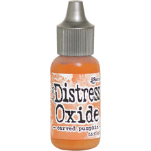 Charger l'image dans la galerie, Tim Holtz - Distress Oxides Reinker. Tim Holtz-Ranger Distress Oxides Reinkers. This water-reactive dye and pigment ink fusion creates an oxidized effect when sprayed with water. Use to re-ink Distress Oxide Ink Pads (sold separately). Available at Embellish Away located in Bowmanville Ontario Canada. Carved Pumpkin
