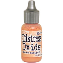 Charger l'image dans la galerie, Tim Holtz - Distress Oxides Reinker. Tim Holtz-Ranger Distress Oxides Reinkers. This water-reactive dye and pigment ink fusion creates an oxidized effect when sprayed with water. Use to re-ink Distress Oxide Ink Pads (sold separately). Available at Embellish Away located in Bowmanville Ontario Canada. Dried Marigold
