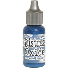 Charger l'image dans la galerie, Tim Holtz-Ranger Distress Oxides Reinkers. This water-reactive dye and pigment ink fusion creates an oxidized effect when sprayed with water. Use to re-ink Distress Oxide Ink Pads (sold separately). Available at Embellish Away located in Bowmanville Ontario Canada. Faded Jeans
