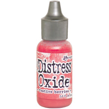 Charger l'image dans la galerie, Tim Holtz-Ranger Distress Oxides Reinkers. This water-reactive dye and pigment ink fusion creates an oxidized effect when sprayed with water. Use to re-ink Distress Oxide Ink Pads (sold separately). Available at Embellish Away located in Bowmanville Ontario Canada. Festive Berries
