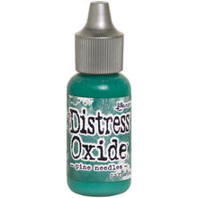 Charger l'image dans la galerie, Tim Holtz-Ranger Distress Oxides Reinkers. This water-reactive dye and pigment ink fusion creates an oxidized effect when sprayed with water. Use to re-ink Distress Oxide Ink Pads (sold separately). Available at Embellish Away located in Bowmanville Ontario Canada. Pine Needles
