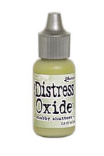 Charger l'image dans la galerie, Tim Holtz-Ranger Distress Oxides Reinkers. This water-reactive dye and pigment ink fusion creates an oxidized effect when sprayed with water. Use to re-ink Distress Oxide Ink Pads (sold separately). Available at Embellish Away located in Bowmanville Ontario Canada. Shabby Shutters
