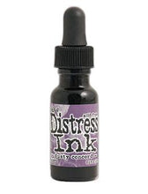Charger l'image dans la galerie, Tim Holtz - Distress  Reinker. Create an aged look on papers, fibers, photos and more! This package contains one 0.5oz bottle of distress ink. Acid free. Conforms to ASTM D4236. Comes in a variety of colors. Each sold separately. Available at Embellish Away located in Bowmanville Ontario. Dusty Concord
