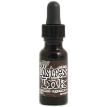Charger l'image dans la galerie, Tim Holtz - Distress  Reinker. Create an aged look on papers, fibers, photos and more! This package contains one 0.5oz bottle of distress ink. Acid free. Conforms to ASTM D4236. Comes in a variety of colors. Each sold separately. Available at Embellish Away located in Bowmanville Ontario. Ground Espresso

