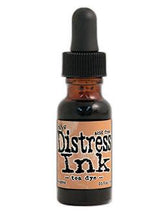 Charger l'image dans la galerie, Tim Holtz - Distress  Reinker. Create an aged look on papers, fibers, photos and more! This package contains one 0.5oz bottle of distress ink. Acid free. Conforms to ASTM D4236. Comes in a variety of colors. Each sold separately. Available at Embellish Away located in Bowmanville Ontario. Tea Dye
