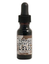 Charger l'image dans la galerie, Tim Holtz - Distress  Reinker. Create an aged look on papers, fibers, photos and more! This package contains one 0.5oz bottle of distress ink. Acid free. Conforms to ASTM D4236. Comes in a variety of colors. Each sold separately. Available at Embellish Away located in Bowmanville Ontario. Walnut Stain
