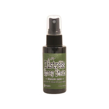 Load image into Gallery viewer, Tim Holtz - Distress Spray - Stain. Spray directly on porous surfaces a quick, easy ink coverage. Mist with water to blend color and get mottled effects. This package contains one 1.9oz. Comes in a variety of colors. Available at Embellish Away located in Bowmanville Ontario Canada. Forest Moss
