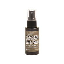 Load image into Gallery viewer, Tim Holtz - Distress Spray - Stain. Spray directly on porous surfaces a quick, easy ink coverage. Mist with water to blend color and get mottled effects. This package contains one 1.9oz. Comes in a variety of colors. Available at Embellish Away located in Bowmanville Ontario Canada. Frayed Burlap

