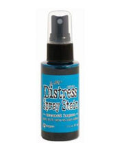 Load image into Gallery viewer, Tim Holtz - Distress Spray - Stain. Spray directly on porous surfaces a quick, easy ink coverage. Mist with water to blend color and get mottled effects. This package contains one 1.9oz. Comes in a variety of colors. Available at Embellish Away located in Bowmanville Ontario Canada. Mermaid Lagoon
