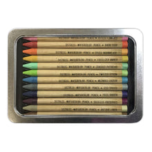 Charger l'image dans la galerie, Tim Holtz - Distress Watercolor Pencils 12/Pkg Set 2. These are woodless watercolor pencils formulated to achieve vibrant coloring effects on porous surfaces. Water-reactive pigments are ideal for water coloring, shading, sketching, etc. Available at Embellish Away located in Bowmanville Ontario Canada.

