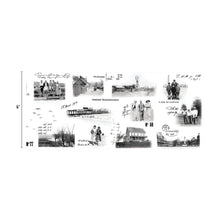 Charger l'image dans la galerie, Tim Holtz - Idea-Ology - Collage Paper - 6"X6yds - Photographic. Each pack includes a curated selection of high-quality vintage photographs, ranging from cityscapes to landscapes, portraits to still vintage script writings. Available at Embellish Away located in Bowmanville Ontario Canada.
