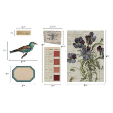 Cargar imagen en el visor de la galería, Tim Holtz - Idea-Ology - Transparent Things 2. Unleash your creativity with unique vintage transparent layers! Perfect for mixed media art projects, these layers offer a wide variety of designs, including birds, nature, and color swatches. Available at Embellish Away located in Bowmanville Ontario Canada.
