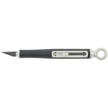 Load image into Gallery viewer, Tim Holtz - Retractable Craft Knife W/3 Blades. Perfect for crafting, rubber stamping and scrapbooking! This package contains one retractable craft knife and two spare blades. WARNING: Sharp edge. Imported. Available at Embellish Away located in Bowmanville Ontario Canada.
