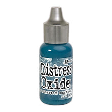 Charger l'image dans la galerie, Tim Holtz-Ranger Distress Oxides Reinkers. This water-reactive dye and pigment ink fusion creates an oxidized effect when sprayed with water. Use to re-ink Distress Oxide Ink Pads (sold separately). Available at Embellish Away located in Bowmanville Ontario Canada. Uncharted Mariner
