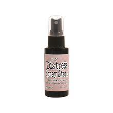 Load image into Gallery viewer, Tim Holtz - Distress Spray - Stain. Spray directly on porous surfaces a quick, easy ink coverage. Mist with water to blend color and get mottled effects. This package contains one 1.9oz. Comes in a variety of colors. Available at Embellish Away located in Bowmanville Ontario Canada. Victoria Velvet.
