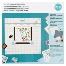 Charger l'image dans la galerie, We R Memory Keepers - All-In-One Magnetic Platform. The All-In-One Magnetic Platform is perfect for stenciling, aligning, embossing, and cutting. One side is an easy-clean work surface. Available at Embellish Away located in Bowmanville Ontario Canada.
