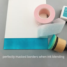 Load image into Gallery viewer, iCraft - Pixie Tape - Removable Tape - 1"X20yd. This easy-release, translucent, removable tape doesn't leave any adhesive residue behind. iCraft Pixie Tape peels cleanly without tearing paper, yet is durable enough for a wide range of creative techniques. Ideal for anyone who stencils, die cuts or uses an electronic cutter, iCraft Pixie Tape can provide a temporary hold for tools and materials. Available at Embellish Away located in Bowmanville Ontario Canada.
