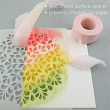 Load image into Gallery viewer, iCraft - Pixie Tape - Removable Tape - 1"X20yd. This easy-release, translucent, removable tape doesn't leave any adhesive residue behind. iCraft Pixie Tape peels cleanly without tearing paper, yet is durable enough for a wide range of creative techniques. Ideal for anyone who stencils, die cuts or uses an electronic cutter, iCraft Pixie Tape can provide a temporary hold for tools and materials. Available at Embellish Away located in Bowmanville Ontario Canada.
